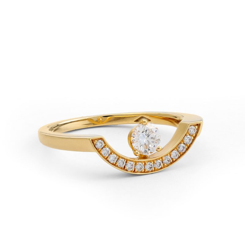 Bague_Intrepide_grand_arc_0.25ct_pavee_-_Or_jaune_18k_-_diamant_ethique_-_Loyale_Paris