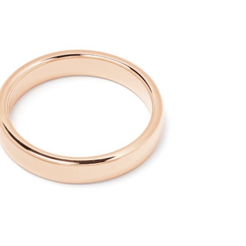 Union ring Absolu.e Ribbon 4mm - 18k rose gold 3