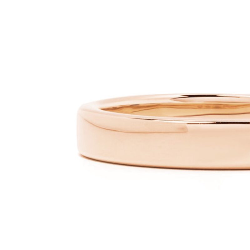 Union ring Absolu.e Ribbon 4mm - 18k rose gold 4