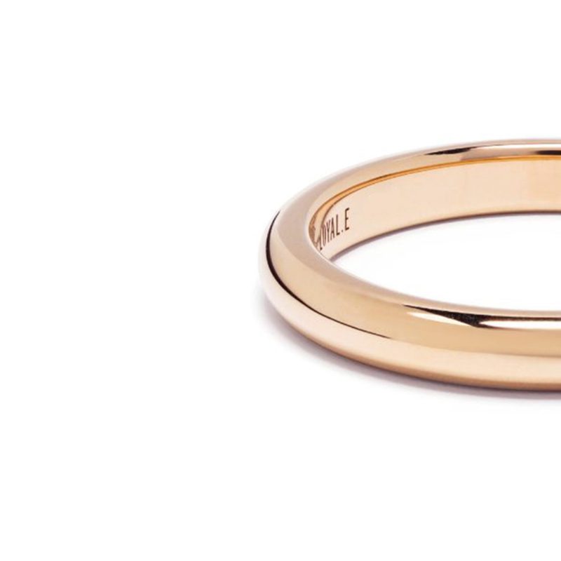 Union ring Absolu.e Signature 4mm - 18k rose gold 4