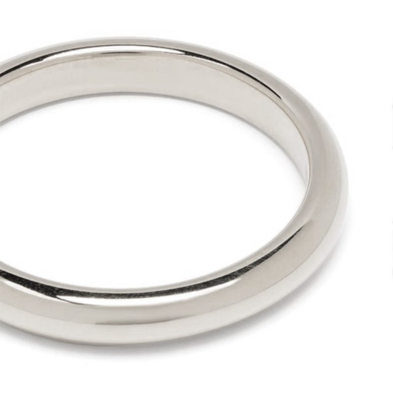 Union ring Absolu.e Signature 4mm - 18k white gold 4